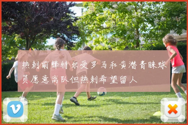 热刺前锋特尔受罗马和黄潜青睐球员愿意离队但热刺希望留人
